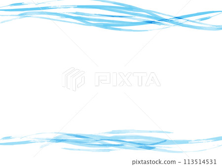 Refreshing light blue watercolor frame 04 113514531