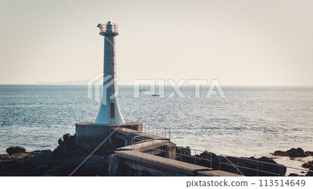 Sezumesaki的日落，早崎海峽，長崎，口之津 113514649