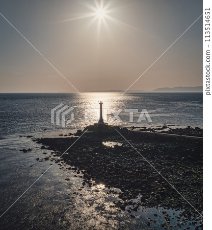 Sezumesaki的日落,早崎海峽,長崎,口之津 Sezumesaki的日落,早崎海峽,長崎,口之津 113514651