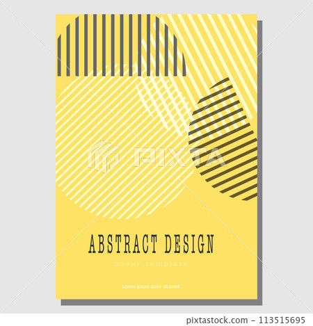 Geometric shapes in an abstract combination. Design of a poster, banner, poster, cover or postcard. Corporate style layout. The idea of the interior, prints and decorations. Layout for creative design Geometric shapes in an abstract combination. Design of a poster, banner, poster, cover or postcard. Corporate style layout. The idea of the interior, prints and decorations. Layout for creative design 113515695