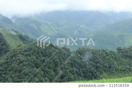 Mountain view in Nan Province, northern of Thailand Mountain view in Nan Province, northern of Thailand 113516359