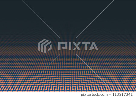 Abstract perspective geometric pattern background. 113517341