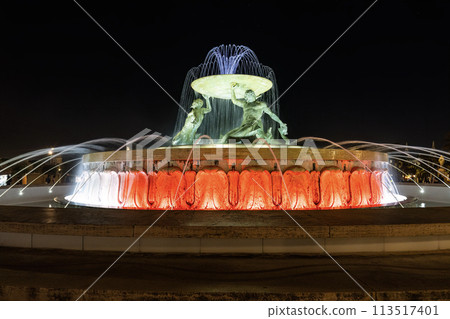 fountain of the tritons in Valletta, Malta fountain of the tritons in Valletta, Malta 113517401