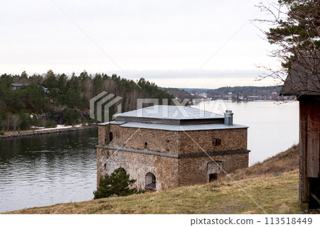 Fredriksborgs fortress in winter , Varmdo, Stockholm, Sweden Fredriksborgs fortress in winter , Varmdo, Stockholm, Sweden 113518449