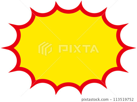 Surprise, jagged, frame, danger, attention, bargain, warning, zigzag, spikes, speech bubble, conspicuous, explosion Surprise, jagged, frame, danger, attention, bargain, warning, zigzag, spikes, speech bubble, conspicuous, explosion 113519752