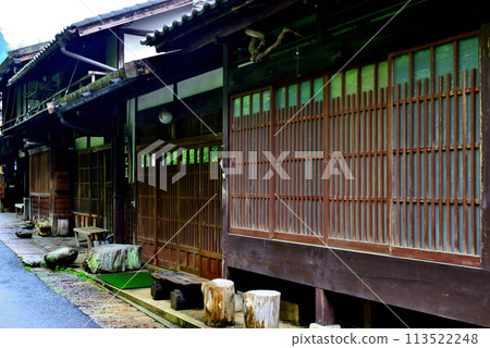 長野縣中山道木曾路妻籠宿風景 113522248