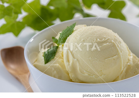 cold and delicious ice cream 113522528
