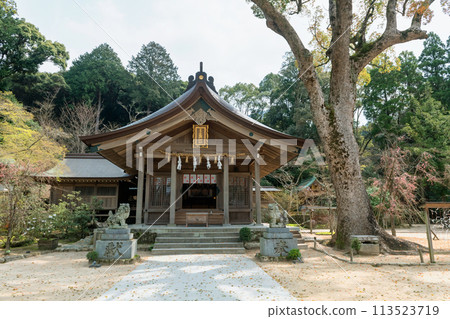 Homangu Kamado shrine located at Mt. Homan, Fukuoka 113523719