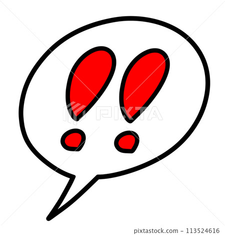 雙感嘆號氣泡 113524616