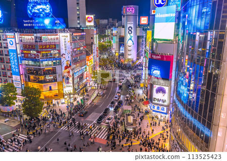 日本東京城市景觀復興入境旅遊...澀谷擠滿了外國遊客...邁向新時代=4月5日 日本東京城市景觀復興入境旅遊...澀谷擠滿了外國遊客...邁向新時代=4月5日 113525423