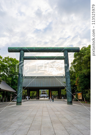 Torii gate at Yasukuni Shrine, Tokyo Torii gate at Yasukuni Shrine, Tokyo 113525979