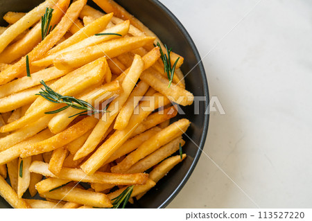French fries with sour cream and ketchup French fries with sour cream and ketchup 113527220