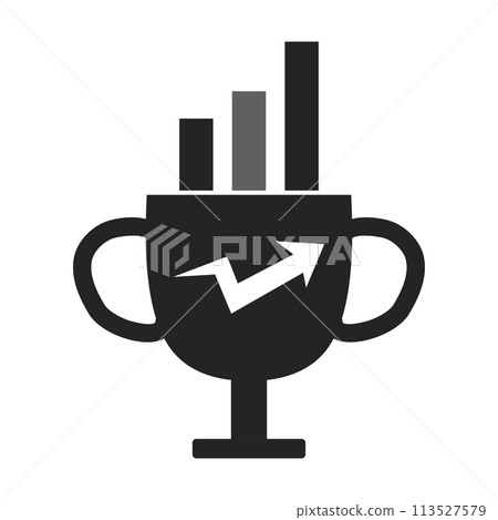 Success business logo template Isolated. Brand Identity. Icon Abstract Vector graphic 113527579