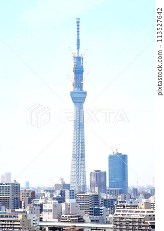 [Sumida Ward, May 9, 2011, Tokyo Nostalgia, Fixed-point photography of the construction of the "Tokyo Skytree"] 113527642