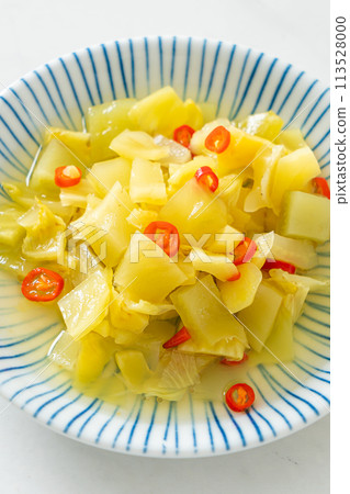 spicy salad pickle cabbage or celery with sesame oil 113528000