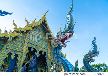 Wat Rong Suea Ten or Blue Temple Wat Rong Suea Ten or Blue Temple 113528696