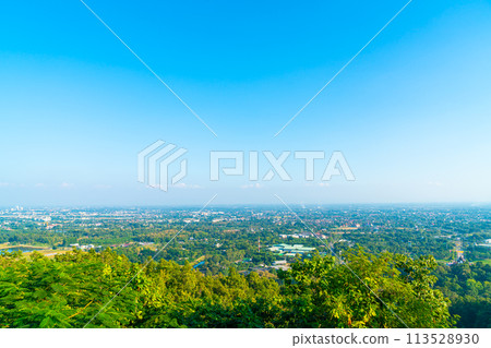 Chiang Mai city skyline in Thailand 113528930