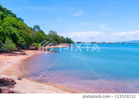 The Pink Coast or Lan Him Chomphu at Chanthaburi in Thailand 113529112