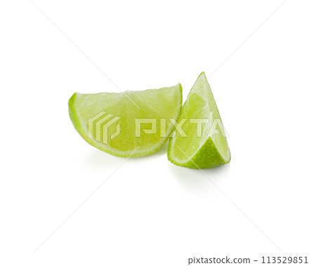Lime isolated on white background. Lemon fruit Clipping Path. Lime isolated on white background. Lemon fruit Clipping Path. 113529851