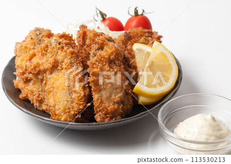 看起來很美味的煎牡蠣 113530213