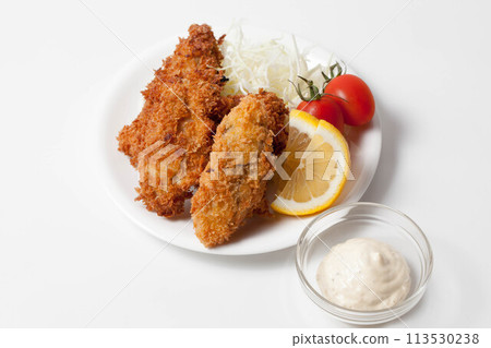 看起來很美味的煎牡蠣 看起來很美味的煎牡蠣 113530238