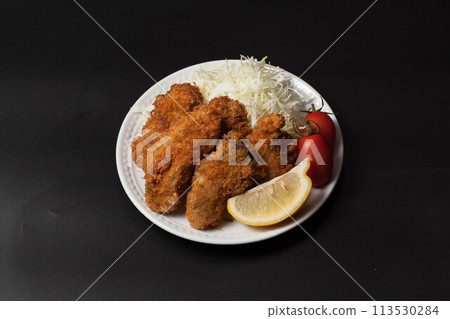 看起來很美味的煎牡蠣 看起來很美味的煎牡蠣 113530284