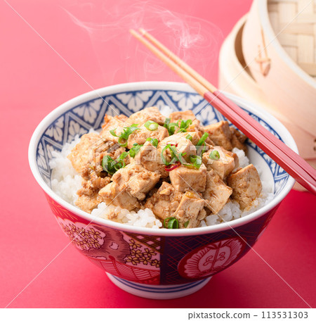 Mabo tofu don bowl 113531303
