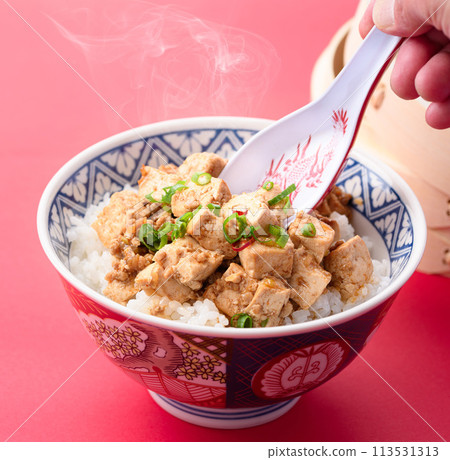 Mabo tofu don bowl Mabo tofu don bowl 113531313