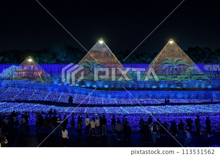 Nabana no Sato Illumination and Golden Pyramid (Nagashima Resort, Kuwana City, Mie Prefecture) 113531562