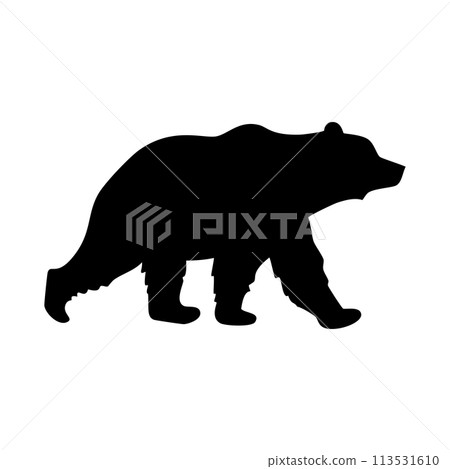 Bear silhouette 113531610