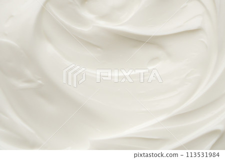 White lotion beauty skincare cream texture cosmetic product background 113531984