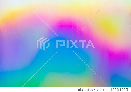 Holographic rainbow foil iridescent texture abstract hologram background 113531995