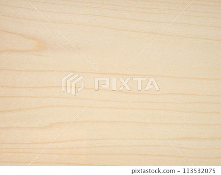 Close-up of European maple veneer, a refined wooden surface with natural beauty Close-up of European maple veneer, a refined wooden surface with natural beauty 113532075