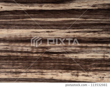 Detailed texture of rich, brown harborica wooden texture surface in close up 113532081