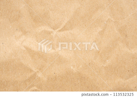 Abstract crumpled and creased recycle brown paper texture background Abstract crumpled and creased recycle brown paper texture background 113532325