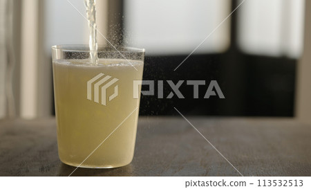 Pine forest after a large scale fire in France, Landscape of a burnt forest, New green vegetation after a forest fire Pine forest after a large scale fire in France, Landscape of a burnt forest, New green vegetation after a forest fire 113532513