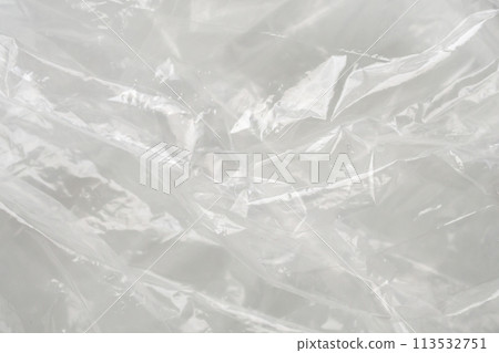 transparent plastic bag texture on white background transparent plastic bag texture on white background 113532751