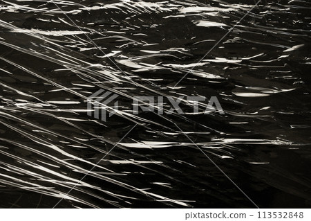 transparent plastic film wrap overlay texture background transparent plastic film wrap overlay texture background 113532848