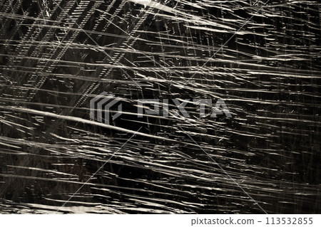 transparent plastic film wrap overlay texture background transparent plastic film wrap overlay texture background 113532855
