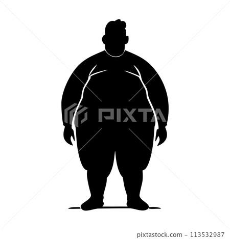 胖子剪影 胖子剪影 113532987