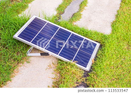 solar panel in the house garden solar panel in the house garden 113533547