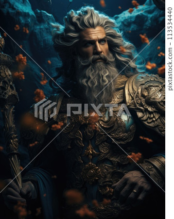 Poseidon Historical Old and Ancient Mythology - Olympic Gods. Greek rulers and lords , heavenly powers, kings. ancient third generation gods, supreme deities who dwelt mount olympus. Poseidon Historical Old and Ancient Mythology - Olympic Gods. Greek rulers and lords , heavenly powers, kings. ancient third generation gods, supreme deities who dwelt mount olympus. 113534440
