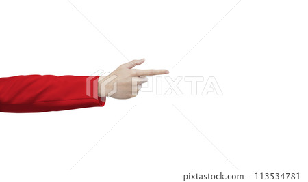 Business male hand pointing forward isolated on white background Business male hand pointing forward isolated on white background 113534781