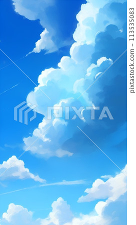 夏天藍天白雲 113535083