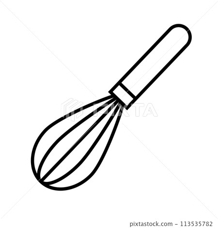 Simple whisk icon. Whipper icon. Vector. Simple whisk icon. Whipper icon. Vector. 113535782