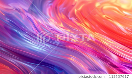 A colorful abstract background with a swirl of colors, AI 113537617