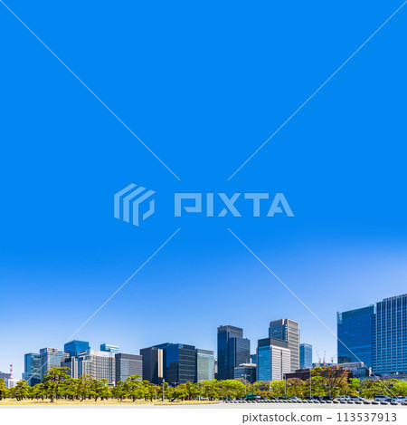 Buildings from Marunouchi to Otemachi [Image of Tokyo's office district] 113537913