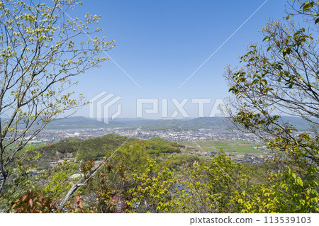 從小山頂眺望的景色(岡山縣總社市) 從小山頂眺望的景色(岡山縣總社市) 113539103