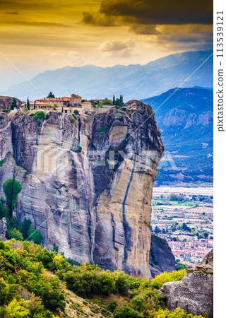 Monastery of the Holy Trinity i in Meteora, Greece Monastery of the Holy Trinity i in Meteora, Greece 113539121