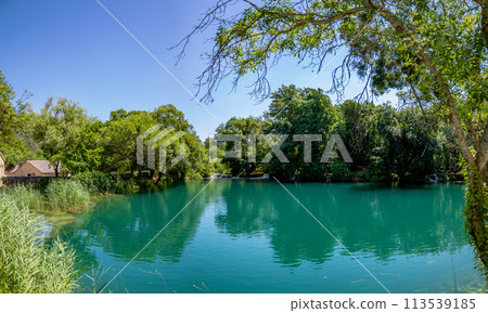 Waterfalls Krka, Croatia. Natural Waterfalls. Krka National Park, Croatia 113539185